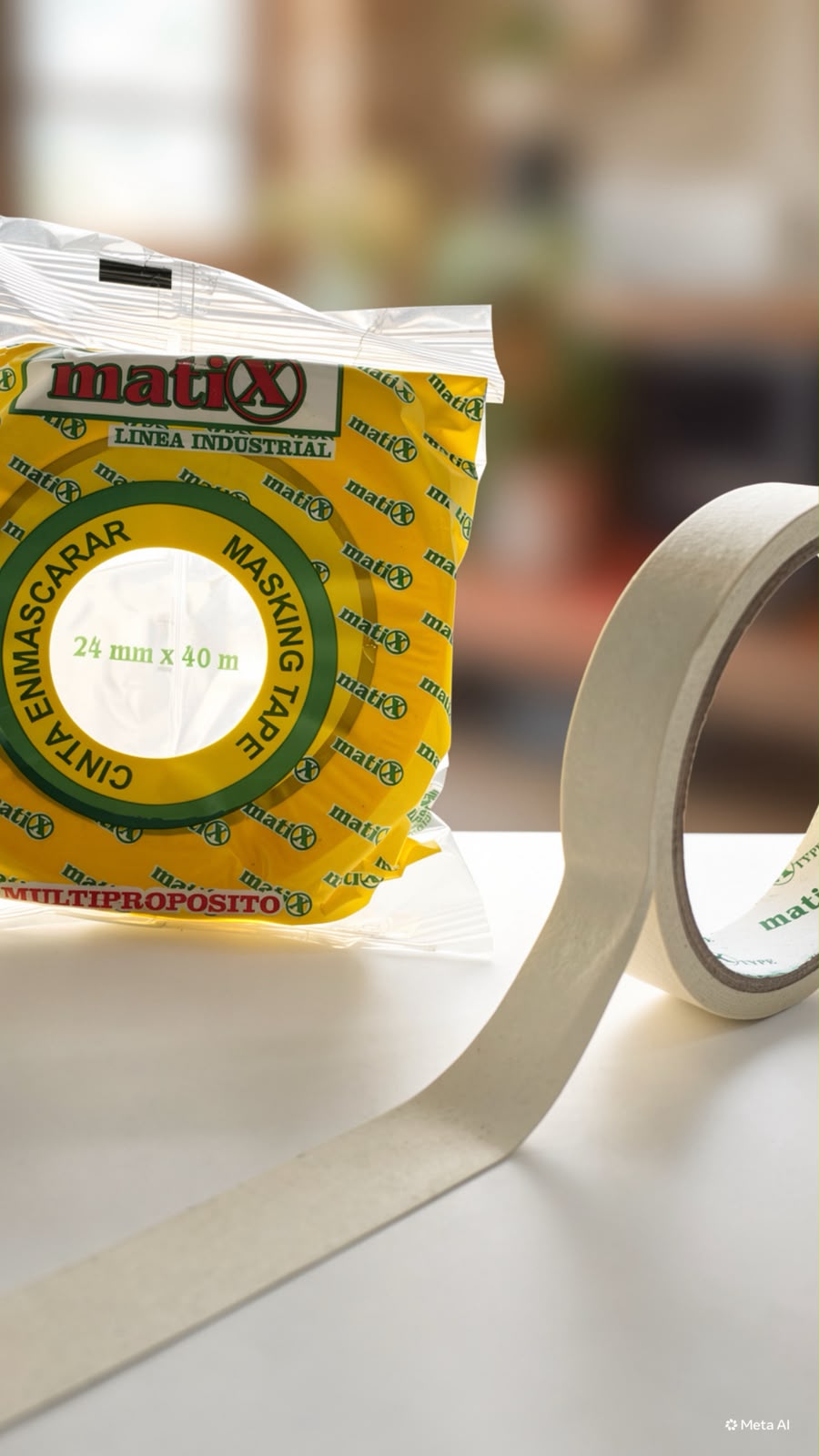 Cinta masking tape Matix 24mm x 40m multipropósito